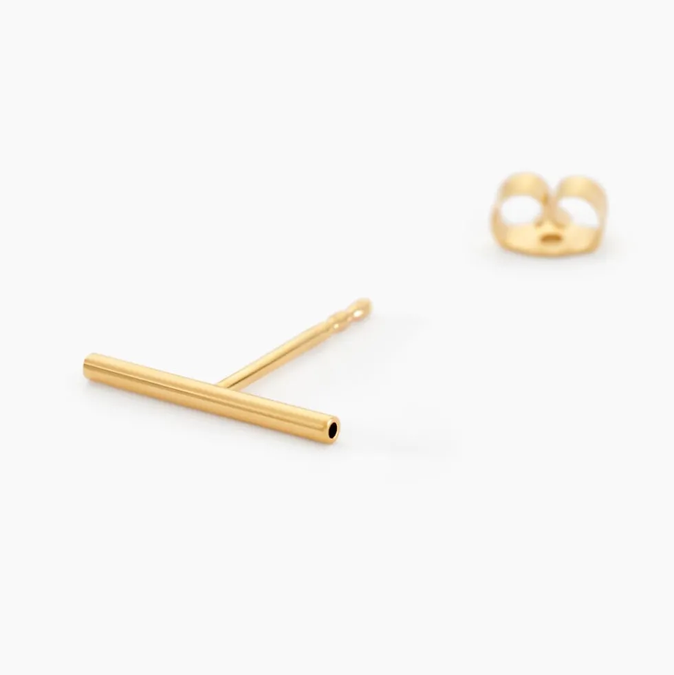 Boucles D'oreilles Puces Chloee Or Jaune