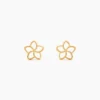 Boucles D'Oreilles Puces Daffodil Or Jaune