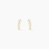 Boucles D'oreilles Puces Delia Or Jaune Oxyde De Zirconium