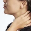 Boucles D'oreilles Puces Eddie Or Jaune Oxyde