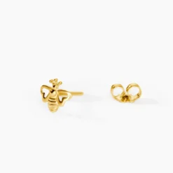 Boucles D'Oreilles Puces Elva Or Jaune
