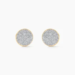 Boucles D'oreilles Puces Eryne Or Jaune