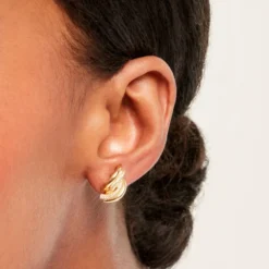 Boucles D'Oreilles Puces Ferial Or Jaune