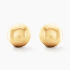 Boucles D'oreilles Puces Fidelia Boule Or Jaune