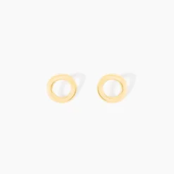 Boucles D'oreilles Puces Freyde Or Jaune