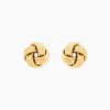 Boucles D'Oreilles Puces Ganesh Or Jaune