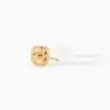 Boucles D'oreilles Puces Gennaro Fleur Or Jaune