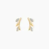 Boucles D'oreilles Puces Laverna Or Jaune Diamant