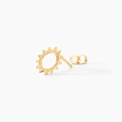 Boucles D'oreilles Puces Louki Or Jaune