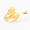 Boucles D'oreilles Puces Madlie Acier Jaune