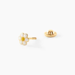 Boucles D'oreilles Puces Marigold Or Jaune