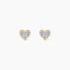 Boucles D'oreilles Puces Marta Or Jaune