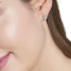 Boucles D'oreilles Puces Maryanna Or Jaune Diamant