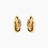 Boucles D'oreilles Puces Niko Or Jaune