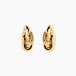 Boucles D'oreilles Puces Niko Or Jaune