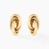 Boucles D'oreilles Puces Nyx Or Jaune