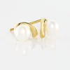 Boucles D'oreilles Puces Odelle Or Jaune Perle De Culture