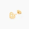Boucles D'oreilles Puces Or Jaune Cicolluis