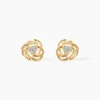 Boucles D'oreilles Puces Or Jaune Abidemi Diamants