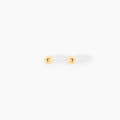 Boucles D'oreilles Puces Or Jaune Fidelia