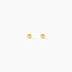 Boucles D'oreilles Puces Or Jaune Fidelia