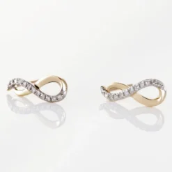 Boucles D'oreilles Puces Osanna Or Jaune Diamants