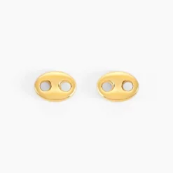 Boucles D'oreilles Puces Phebus Him Acier Doré