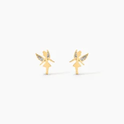 Boucles D'oreilles Puces Phillie Or Jaune