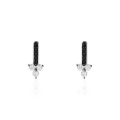 Boucles D'oreilles Puces Robinson Argent Oxydes De Zirconium