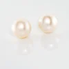 Boucles D'oreilles Puces Suki Or Jaune Perle De Culture