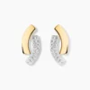 Boucles D'oreilles Puces Vero Or Jaune Oxyde De Zirconium