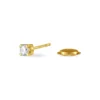 Boucles D'oreilles Puces Victoria Or Jaune Diamant