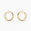 Boucles D'oreilles Puces Wenona Or Jaune Oxyde De Zirconium