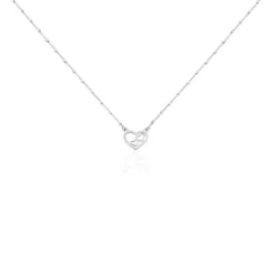 Boucles D'oreilles Puces Zale Argent Blanc
