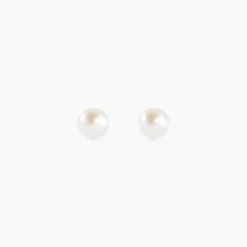 Boucles D'oreilles Suki Or Jaune Perle De Culture
