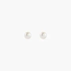 Boucles D'oreilles Suki Or Jaune Perle De Culture