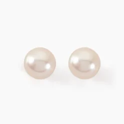 Boucles D'oreilles Suki Or Jaune Perle De Culture