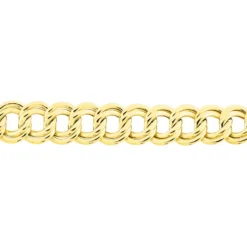 Bracelet Aaron Maille Fantaisie Or Jaune
