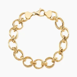 Bracelet Aaron Maille Fantaisie Or Jaune