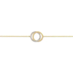 Bracelet Absolu Or Bicolore Diamant