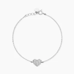 Bracelet Achahildis Argent Oxyde De Zirconium