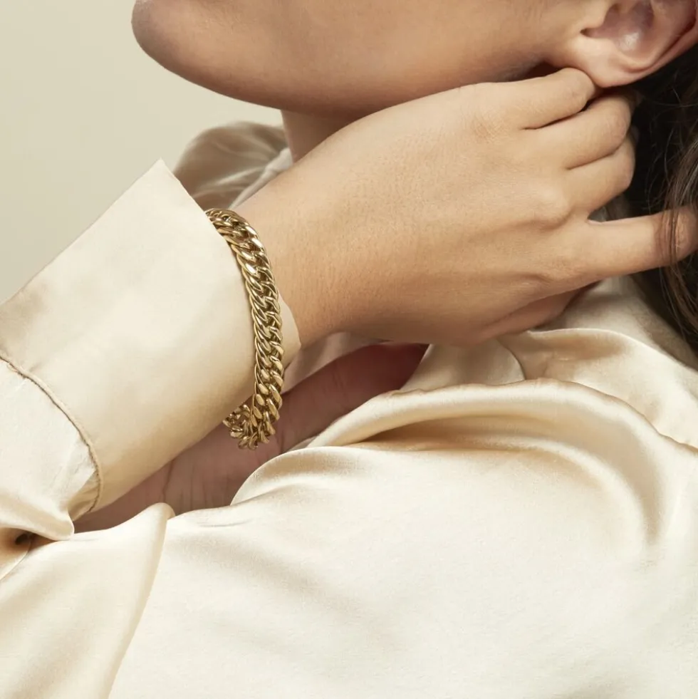 Bracelet Acier Doré Jonie