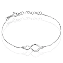Bracelet Adeline Argent Blanc