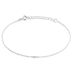 Bracelet Adriaan Argent Blanc Oxyde De Zirconium
