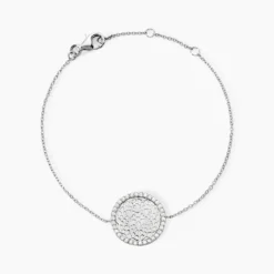 Bracelet Agnete Argent Blanc Oxyde De Zirconium