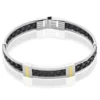 Bracelet Aichatou Or Acier Blanc