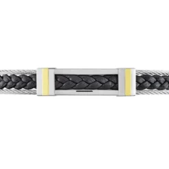 Bracelet Aichatou Or Acier Blanc