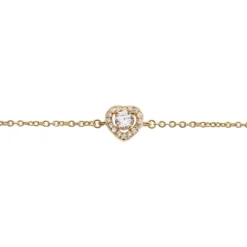 Bracelet Alais Plaque Or Jaune Oxyde De Zirconium