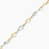 Bracelet Alejo Maille Fantaisie Or Bicolore