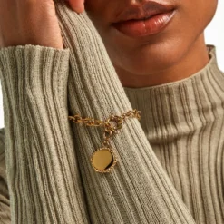 Bracelet Alexanne Acier Jaune